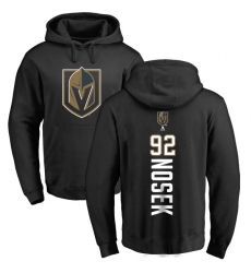 NHL Adidas Vegas Golden Knights #92 Tomas Nosek Black Backer Pullover Hoodie