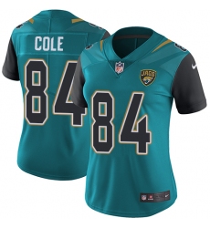 Women's Nike Jacksonville Jaguars #84 Keelan Cole Teal Green Team Color Vapor Untouchable Limited Player NFL Jersey