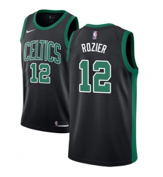 Men's Adidas Boston Celtics #12 Terry Rozier Authentic Black NBA Jersey - Statement Edition