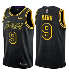 Youth Nike Los Angeles Lakers #9 Luol Deng Swingman Black NBA Jersey - City Edition