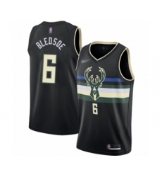 Youth Milwaukee Bucks #6 Eric Bledsoe Swingman Black Finished Basketball Jersey - Statement Edition