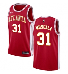 Women's Nike Atlanta Hawks #31 Mike Muscala Authentic Red NBA Jersey Statement Edition