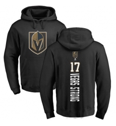 NHL Adidas Vegas Golden Knights #17 Vegas Strong Black Backer Pullover Hoodie