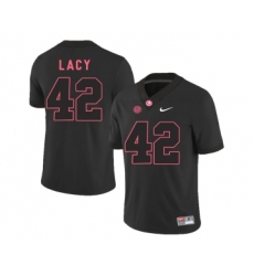 Alabama Crimson Tide 42 Eddie Lacy Black College Football Jersey