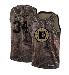 Men's Nike Los Angeles Clippers #34 Tobias Harris Swingman Camo Realtree Collection NBA Jersey