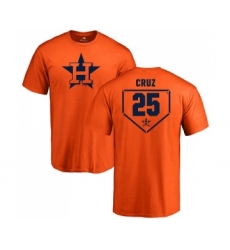 MLB Nike Houston Astros #25 Jose Cruz Jr. Orange RBI T-Shirt