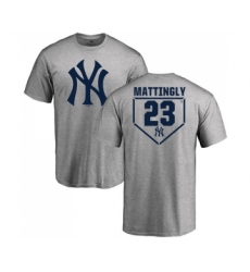 MLB Nike New York Yankees #23 Don Mattingly Gray RBI T-Shirt