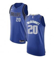 Women's Nike Dallas Mavericks #20 Doug McDermott Authentic Royal Blue Road NBA Jersey - Icon Edition