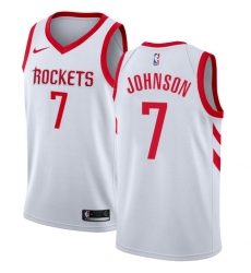 Women's Nike Houston Rockets #7 Joe Johnson Swingman White NBA Jersey - Association Edition