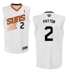 Men's Adidas Phoenix Suns #2 Elfrid Payton Authentic White Home NBA Jersey