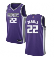 Women's Nike Sacramento Kings #22 Bruno Caboclo Swingman Purple NBA Jersey - Icon Edition