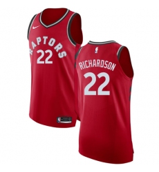 Men's Nike Toronto Raptors #22 Malachi Richardson Authentic Red NBA Jersey - Icon Edition