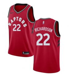 Men's Nike Toronto Raptors #22 Malachi Richardson Swingman Red NBA Jersey - Icon Edition