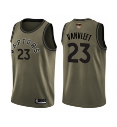 Men's Toronto Raptors #23 Fred VanVleet Swingman White 2019 Basketball Finals Bound Jersey - City Edition