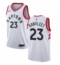 Youth Nike Toronto Raptors #23 Fred VanVleet Swingman White NBA Jersey - Association Edition