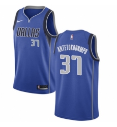 Youth Nike Dallas Mavericks #37 Kostas Antetokounmpo Swingman Royal Blue Road NBA Jersey - Icon Edition