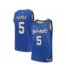 Youth Orlando Magic #5 Mohamed Bamba Swingman Blue Hardwood Classics Basketball Jersey