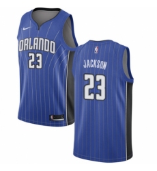 Men's Nike Orlando Magic #23 Justin Jackson Swingman Royal Blue NBA Jersey - Icon Edition