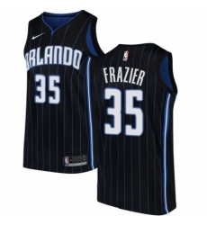 Men's Nike Orlando Magic #35 Melvin Frazier Authentic Black NBA Jersey Statement Edition