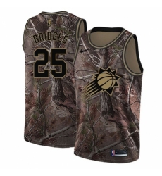Youth Nike Phoenix Suns #25 Mikal Bridges Swingman Camo Realtree Collection NBA Jersey