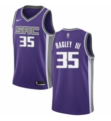 Women's Nike Sacramento Kings #35 Marvin Bagley III Authentic Purple NBA Jersey - Icon Edition