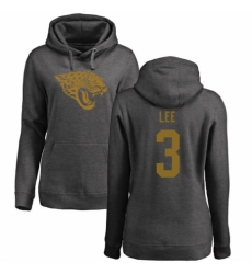 NFL Women's Nike Jacksonville Jaguars #3 Tanner Lee Ash One Color Pullover Hoodie