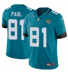 Youth Nike Jacksonville Jaguars #81 Niles Paul Black Alternate Vapor Untouchable Limited Player NFL Jersey
