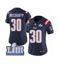 Women's Nike New England Patriots #30 Jason McCourty Limited Navy Blue Rush Vapor Untouchable Super Bowl LIII Bound NFL Jersey