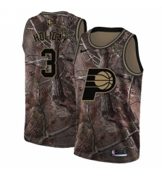 Women's Nike Indiana Pacers #3 Aaron Holiday Swingman Camo Realtree Collection NBA Jersey
