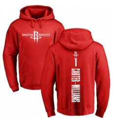 NBA Nike Houston Rockets #1 Michael Carter-Williams Red Backer Pullover Hoodie