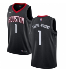 Youth Nike Houston Rockets #1 Michael Carter-Williams Swingman Black NBA Jersey Statement Edition Edition