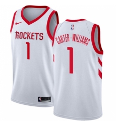 Youth Nike Houston Rockets #1 Michael Carter-Williams Swingman White NBA Jersey - Association Edition