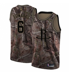 Youth Nike Houston Rockets #6 Vincent Edwards Swingman Camo Realtree Collection NBA Jersey