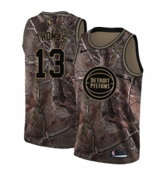 Youth Nike Detroit Pistons #13 Khyri Thomas Swingman Camo Realtree Collection NBA Jersey