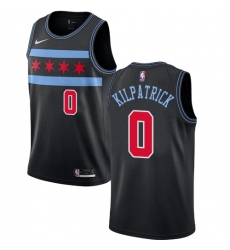 Youth Nike Chicago Bulls #0 Sean Kilpatrick Swingman Black NBA Jersey - City Edition