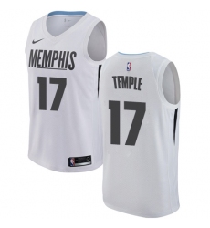 Men's Nike Memphis Grizzlies #17 Garrett Temple Swingman White NBA Jersey - City Edition