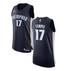 Women's Nike Memphis Grizzlies #17 Garrett Temple Authentic Navy Blue Road NBA Jersey - Icon Edition