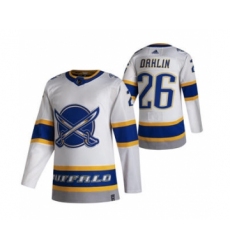 Men's Buffalo Sabres #26 Rasmus Dahlin White 2020-21 Reverse Retro Alternate Hockey Jersey