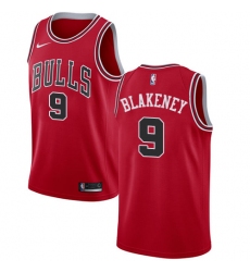 Youth Nike Chicago Bulls #9 Antonio Blakeney Swingman Red NBA Jersey - Icon Edition