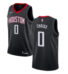 Women's Nike Houston Rockets #0 Marquese Chriss Swingman Black NBA Jersey Statement Edition