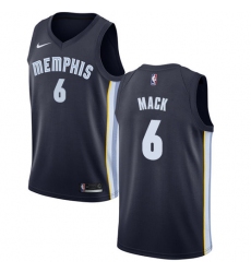 Youth Nike Memphis Grizzlies #6 Shelvin Mack Swingman Navy Blue NBA Jersey - Icon Edition