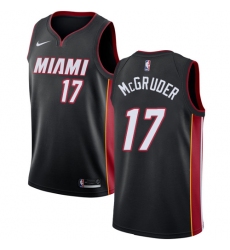 Youth Nike Miami Heat #17 Rodney McGruder Swingman Black NBA Jersey - Icon Edition