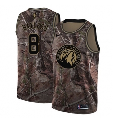 Women's Nike Minnesota Timberwolves #8 Jerryd Bayless Swingman Camo Realtree Collection NBA Jersey