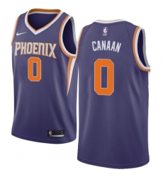 Men's Nike Phoenix Suns #0 Isaiah Canaan Swingman Purple NBA Jersey - Icon Edition