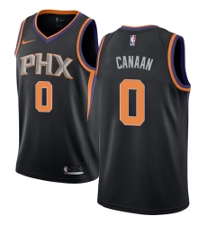 Youth Nike Phoenix Suns #0 Isaiah Canaan Swingman Black NBA Jersey Statement Edition