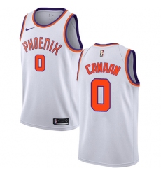 Youth Nike Phoenix Suns #0 Isaiah Canaan Swingman White NBA Jersey - Association Edition