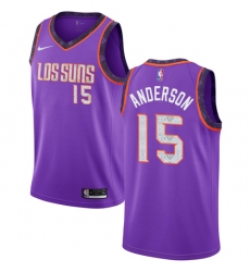 Youth Nike Phoenix Suns #15 Ryan Anderson Swingman Purple NBA Jersey - 2018 19 City Edition