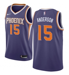 Youth Nike Phoenix Suns #15 Ryan Anderson Swingman Purple NBA Jersey - Icon Edition