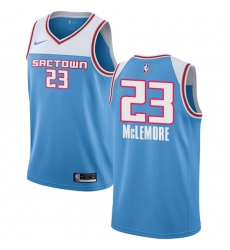 Youth Nike Sacramento Kings #23 Ben McLemore Swingman Blue NBA Jersey - 2018 19 City Edition