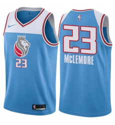Youth Nike Sacramento Kings #23 Ben McLemore Swingman Blue NBA Jersey - City Edition